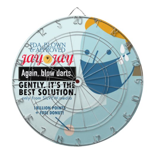 Blow Darts en Dart Board Dartbord (Voorkant)