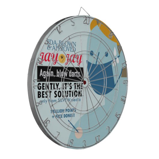 Blow Darts en Dart Board Dartbord (Voorkant Links)