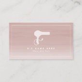 Blow Dry Bar Cosmetoloog Blush Ombre Visitekaartje (Voorkant)