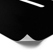 Blow je geest Funny Brain Pun Dark BG Poster (Hoek)