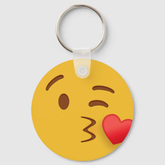 Blow Kiss Emoji Sleutelhanger