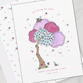 Blow me Away Valentijn Holiday Kaart
