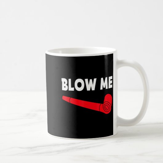 Blow Me Funny Couples Tee Valentine's Day Couple M Koffiemok (Rechts)