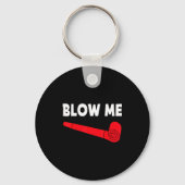 Blow Me Funny Couples Tee Valentine's Day Couple M Sleutelhanger (Voorkant)