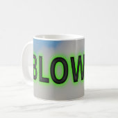 Blow me koffiemok (Voorkant links)