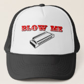 Blow Me = mond of harmonica Trucker Pet (Voorkant)