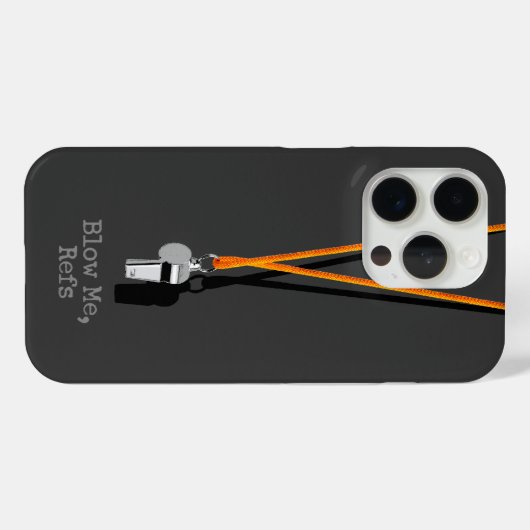 Blow me, Refs Case-Mate iPhone Case (Achterkant (horizontaal))