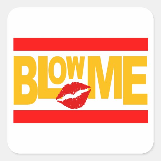 Blow me stickers (Voorkant)