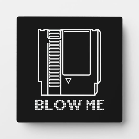 Blow me - videogame Cartridge - Grappig gamen Fotoplaat (Voorkant)
