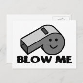 Blow Me Whistle Briefkaart (Voorkant / Achterkant)