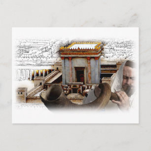 Blow the Shofar in Zion Briefkaart