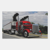 Blowen door Peterbilt v1 Stickers (Voorkant)