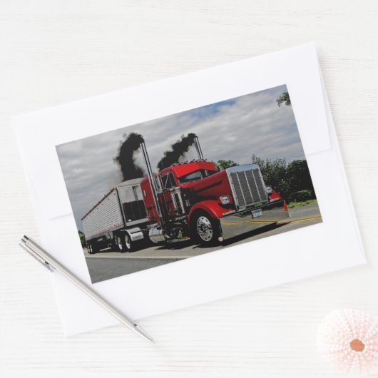 Blowen door Peterbilt v1 Stickers (Envelop)