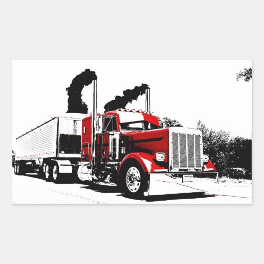 Blowen door Peterbilt v2 Stickers (Voorkant)