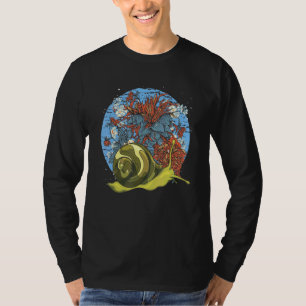 Blowers Garden Gastropod Sluggish Animal Slug Flor T-shirt