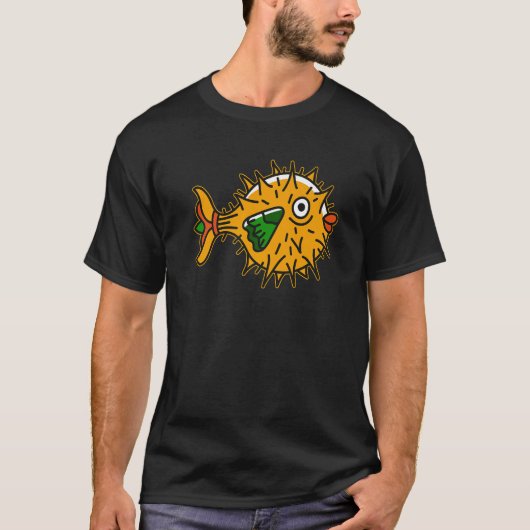 Blowfish Dank Meme Cute Sea Fish Pufferfish T-shirt (Voorkant)