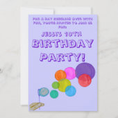 Blowing Bubbles (Regenboog) (Verjaardag) Kaart (Voorkant)