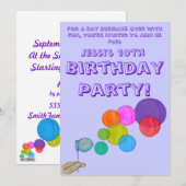 Blowing Bubbles (Regenboog) (Verjaardag) Kaart (Voorkant / Achterkant)