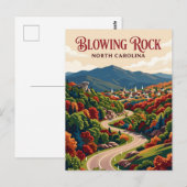 Blowing Rock VS Briefkaart (Voorkant / Achterkant)