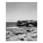 Blowing Rocks Jupiter Florida Beach Fotografie Foto Afdruk (Voorkant)
