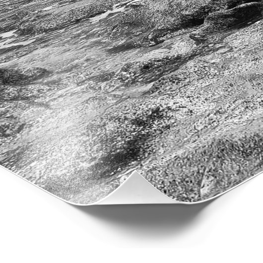 Blowing Rocks Jupiter Florida Beach Fotografie Foto Afdruk (Hoek)