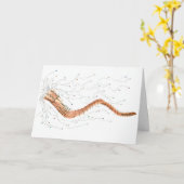 Blowing the Shofar Greeting Card Kaart (Gele Bloem)