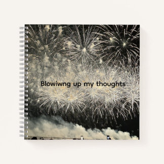 Blowing up my thoughts Journal Notitieboek