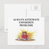 blowup chemielab briefkaart (Voorkant / Achterkant)