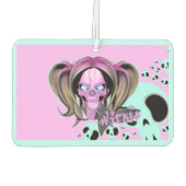 Blox3dnyc.com Het ontwerp van de vrouw is slecht.  Luchtverfrisser (Achterkant)