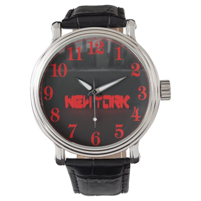 Blox3dnyc.com New York Hudson Grote klok Horloge (Voorkant)
