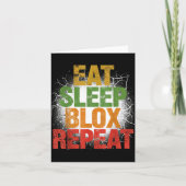 Blox Gaming _ Eat Sleep Blox Repeat _ Kids Gaming  Kaart (Voorkant)