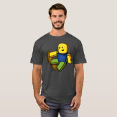 Blox Noob Skater Funny Meme Gaming Gift For Gamers T-shirt (Voorkant volledig)