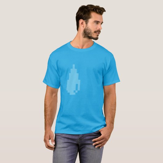 Bloxels Droplet T-shirt (Voorkant volledig)