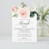 Blozen Bloeit In plaats van Favorieten Plaats Kaar Aankondiging (Staand voorkant)