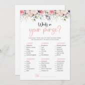 Blozen Bloemen Wat zit er in je portemonnee Game K Kaart (Voorkant / Achterkant)