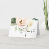 Blozen Bloemen Zwangerschapsaankondiging Baby Reve Kaart (Voorkant)