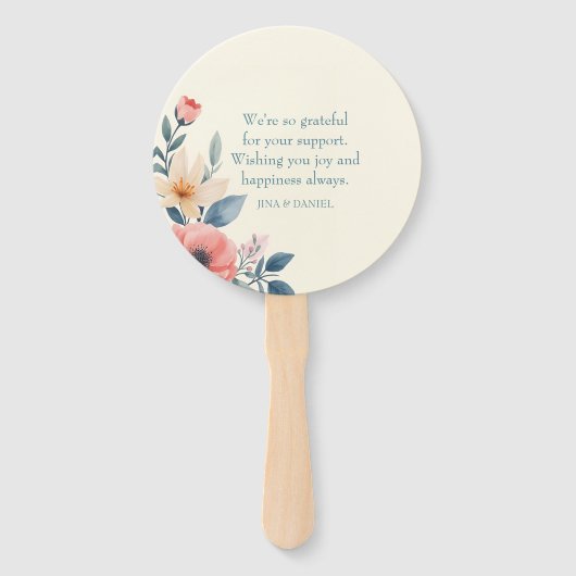 Blozen Bloesem Handwaaier (Achterkant)