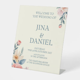 Blozen Bloesem Reclamebord Met Voetstuk