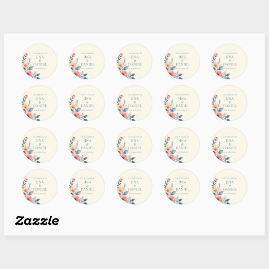 Blozen Bloom Classic Ronde Sticker (Vel)