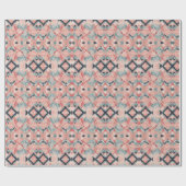 Blozen Blooms Valentijnsdag Wrapping Paper Cadeaupapier (Vlak)