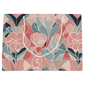 Blozen Blooms Valentijnsdag Wrapping Paper Groot Cadeauzakje (Voorkant)