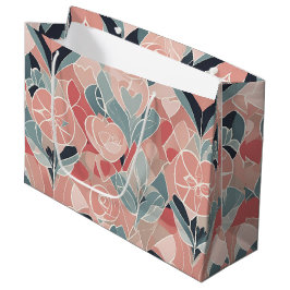 Blozen Blooms Valentijnsdag Wrapping Paper Groot Cadeauzakje