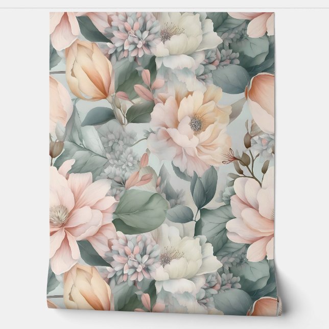 Blozen Bruids Ballet Botanisch Behang (Afrollen)