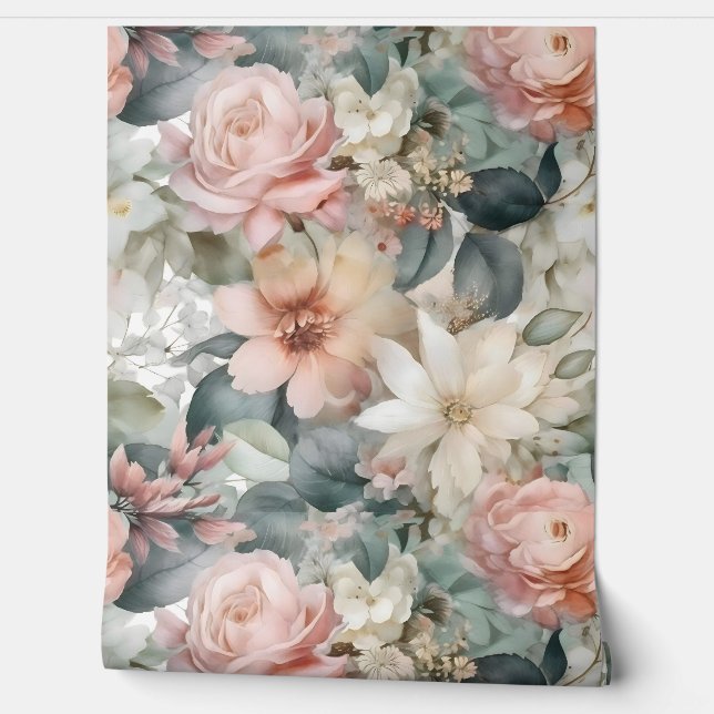 Blozen Bruids Ballet Botanisch Behang (Afrollen)