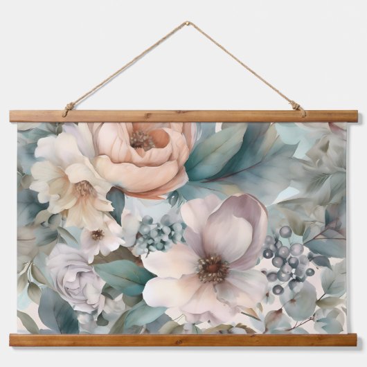 Blozen Bruids Ballet Botanisch Hangend Wandkleed (Voorkant)