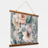 Blozen Bruids Ballet Botanisch Hangend Wandkleed (Gebogen)