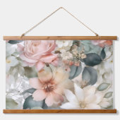 Blozen Bruids Ballet Botanisch Hangend Wandkleed (Voorkant)