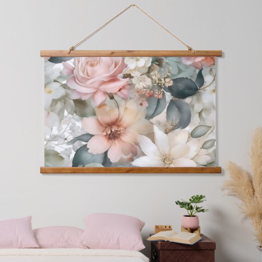 Blozen Bruids Ballet Botanisch Hangend Wandkleed (Slaapkamer)