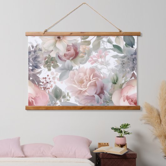 Blozen Bruids Ballet Botanisch Hangend Wandkleed (Slaapkamer)