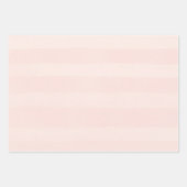 Blozen & Crème Waterverf Bloemen en Subtiele Strep Inpakpapier Vel (Voorkant 2)